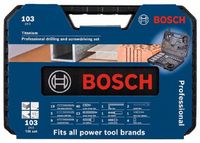zestaw wierteł i bitów titanium tin set 103 szt. - b 2608594070