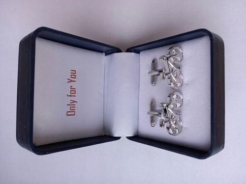 Modne spinki do mankietów Exciting Piękny Rower na Arena.pl