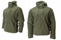 BLUZA POLAROWA TAKTYCZNA TEXAR HUSKY GRUBA 360g KURTKA POLAR OLIVE 3XL