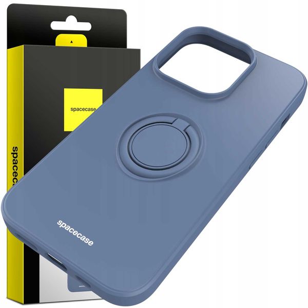 Spacecase Silicone Ring Iphone 14 Pro Blue zdjęcie 8