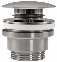 REA Korek Umywalkowy KLIK-KLAK Nikiel Szczotkowany Uniwersalny do Umywalki