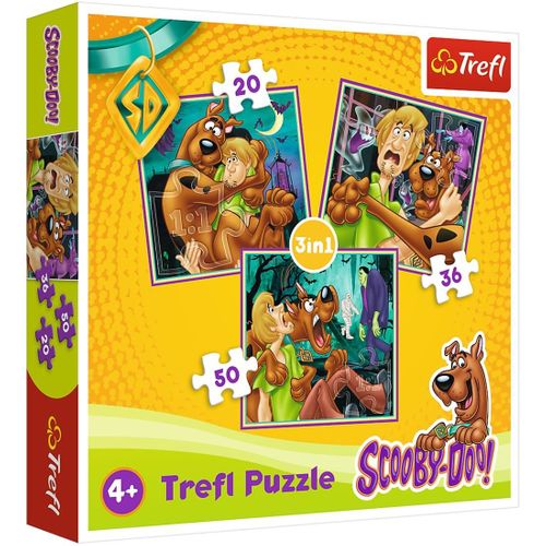 TREFL Puzzle 3w1 Scooby-Doo Uwaga Duchy! na Arena.pl