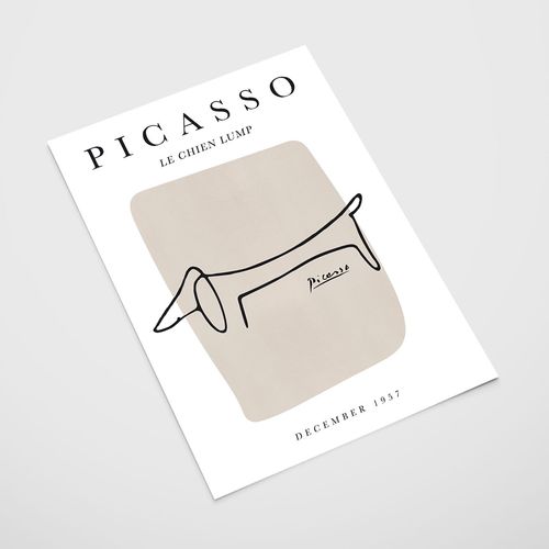 Plakat pablo picasso pies 30x40 cm na Arena.pl