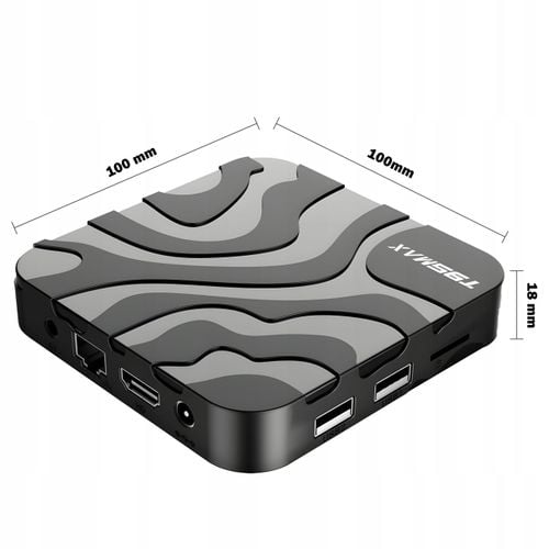 SMART TV BOX T95MAX ANDROID 9 64BIT 6K WIFI HDR USB 3.0 + PILOT KABEL HDMI na Arena.pl