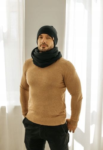 Betlewski Ciepły komin męski zimowy komfortowy wygodny materiał modny na Arena.pl