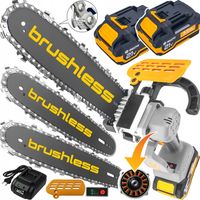 AKUMULATOROWA piła łańcuchowa BEZSZCZOTKOWA 2x 4Ah MP0008 Majster PRO