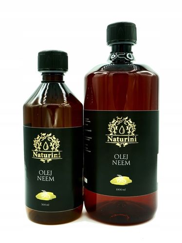 OLEJEK NEEM DO ROŚLIN NIERAFINOWANY NATURAL 500ml na Arena.pl