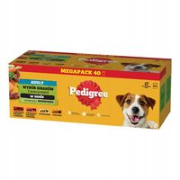 PEDIGREE WYBÓR SMAKÓW Z WARZYWAMI W SOSIE SASZETKI 40X100 G