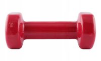 Ciężarek hantelka winylowa do ćwiczeń fitness treningu na siłownię 2 kg HMS