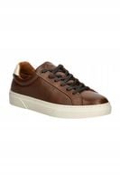 Hackett London sneakersy skórzane HACKNEY CLASSIC brązowe rozmiar 41