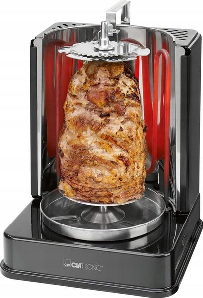 Grill do Kurczaka OPIEKACZ DO KEBABA Pionowy Obrotowy SZASZŁYKI ROŻEN zdjęcie 15