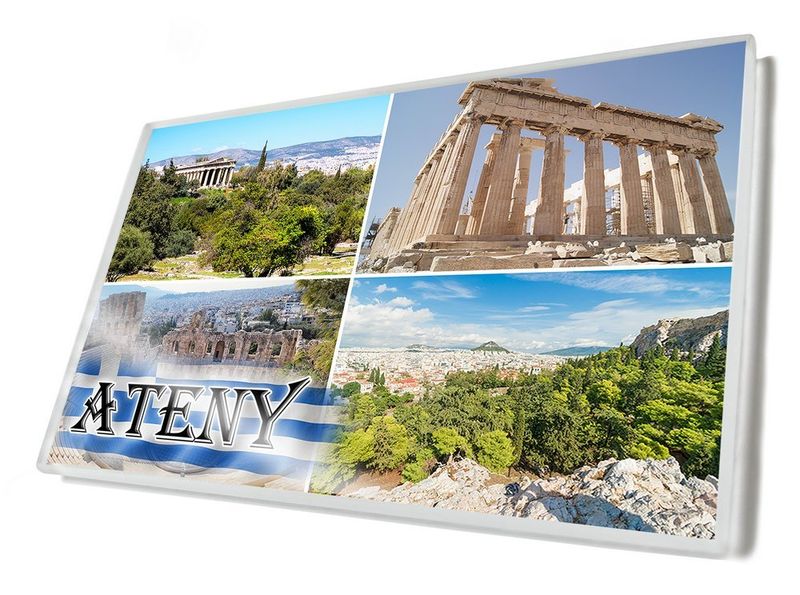 Ateny - magnes szklany zdjęcie 2