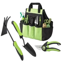 Zestaw 3szt narzędzi ogrodowych do ogrodu sekator motyka łopatka torba