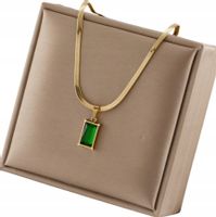 Złoty Naszyjnik Stal Chirurgiczna 316L Damski 18K Pozłacany Celebrytka Boho