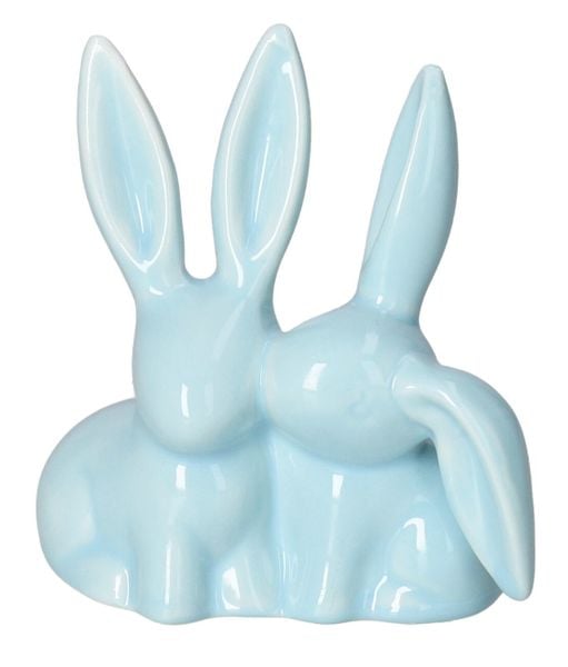 ZAJĄC ZAJĄCZEK CERAMICZNY WIELKANOCNY FIGURKA DO STROIKA zdjęcie 2