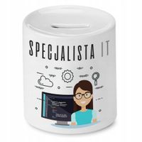 Skarbonka Informatyka Programisty Specjalista It Z Nadrukiem Ze Zdjęciem