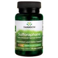 SWANSON Sulforaphane from Broccoli Sprout Extract Sulforafan 400 mcg 60 kap