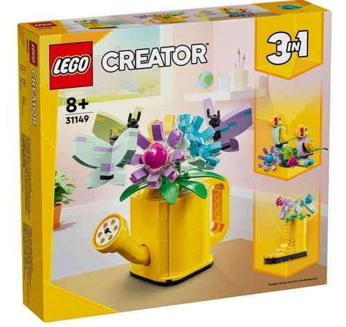 PREZENT LEGO DLA 8+ LATKI Creator 31149 Kwiaty w konewce + TORBA LEGO na Arena.pl