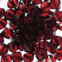 KRYSZTAŁKI DIAMENT DO BRANSOLETEK DO BIŻUTERII HANDMADE DIY BORDO 8MM 40SZT