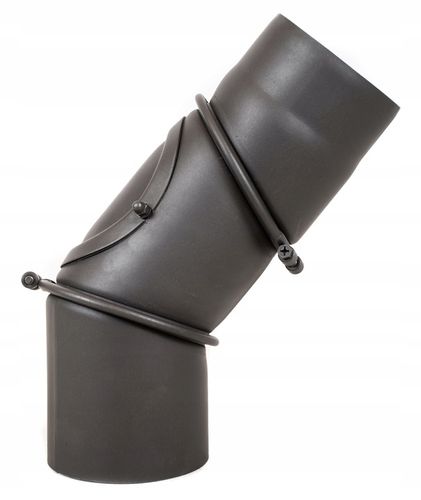 Kolanko 90° regulowane nastawne żaroodporne z rewizją FI 150 do kominka na Arena.pl