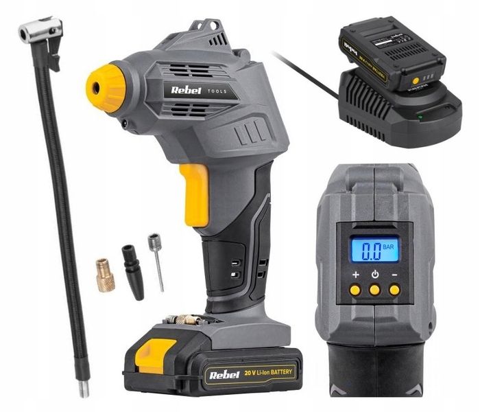 Kompresor do Kół 7 bar Akumulator Końcówki zdjęcie 1