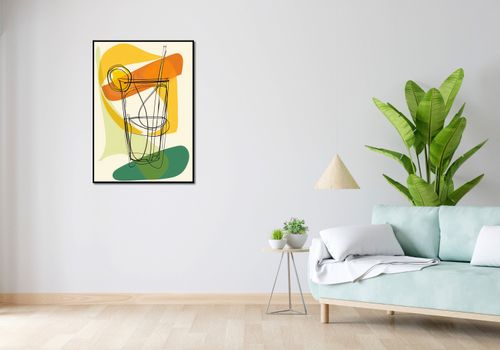 Plakat 67,5x95cm Koktajl Artystyczny na Arena.pl