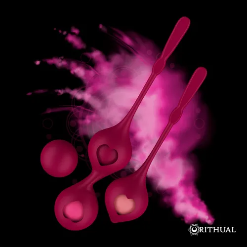 rithual orchid deva - zestaw do ćwiczeń mięśni dna miednicy, 4 kulki na Arena.pl