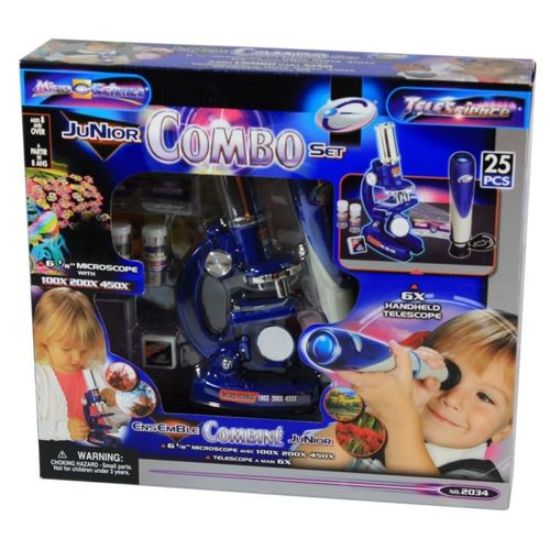 MIKROSKOP JUNIOR COMBO 25 ELEMENTÓW na Arena.pl