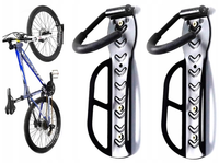 2x Ścienny Wieszak Rowerowy Uchwyt Na Rower Ścianę Hak 30kg Pionowy