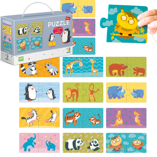 Puzzle Dodo Toys Dodo 24 Elementów Puzzle 12X2 Mamy I Dzieci  300150 na Arena.pl