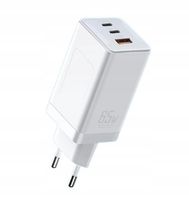 SZYBKA ŁADOWARKA RUPA 65 W USB C 2 PORTY USB JEDEN PORT USB