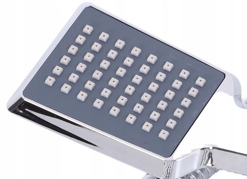 Słuchawka prysznicowa z wężem chrom do wanny z uchwytem ściennym YOKA na Arena.pl