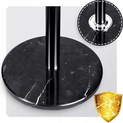 WIESZAK NA UBRANIA STOJĄCY PODŁOGOWY MARMUR CZARNY na Arena.pl