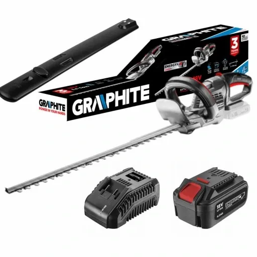 Nożyce do żywopłotu +akumu.4Ah +ładowarka GRAPHITE zdjęcie 1