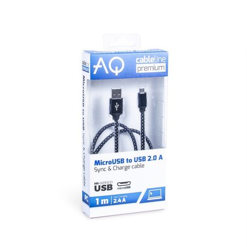 KABEL USB 2.0 A - MICRO-B, AQ PREMIUM DŁUGOŚĆ: 1,8M, XPC64018 na Arena.pl