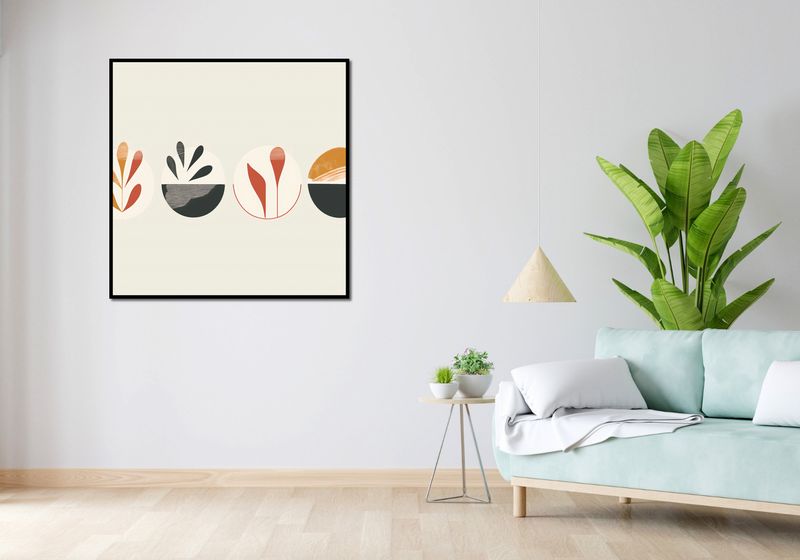 Plakat 100x100cm Cztery Okrąglaki zdjęcie 4