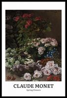 Plakat 40x60cm Design Spring Flowers, Monet Vintage do Salonu