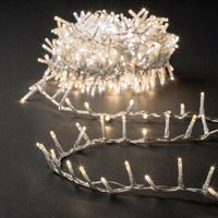 LAMPKI ZEWNĘTRZNE LED 500SZT CIEPŁA BIEL DŁUGOŚĆ 1550 CM ZASILANIE SIECIOWE