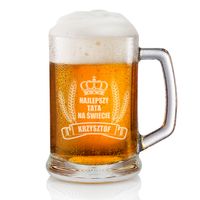 KUFEL z GRAWEREM na PREZENT dla TATY NA DZIEŃ OJCA URODZINY + GRAWER