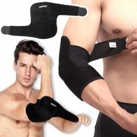 ORTEZA OPASKA ŚCIĄGACZ STABILIZATOR ŁOKCIA ŁOKIEĆ TENISISTY GOLFISTY