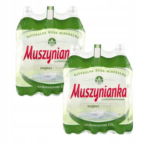 Zestaw 12 x 1,5l Muszynianka woda mineralna niskonasycona CO2 na Arena.pl