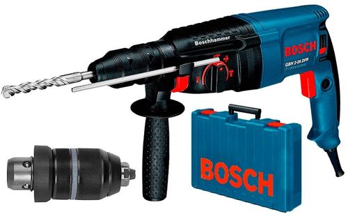 BOSCH MŁOTOWIERTARKA 800W 2,7J + DODATKOWY UCHWYT GBH 2-26DFR + na Arena.pl