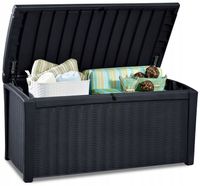 Skrzynia Ogrodowa BORNEO Siedzisko Schowek na Balkon Taras 416L