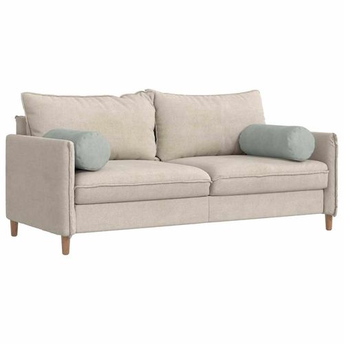 Poduszki Wałkowe 2 pcs Jasnoszary Ø 25 x 70 cm na Arena.pl