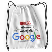 Plecak Dla Biologa Sportowy Szkolny Worek Torba Z Nadrukiem Ze Zdjęciem