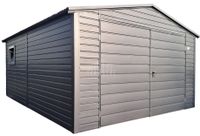 Schowek domek ogrodowy 4x6m Brama dwuskrzydłowa okno dach dwuspadowy TS971