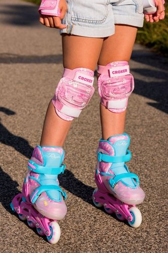 Rolki Regulowane RAVEN Caramell 26-29 Kółka LED na Arena.pl