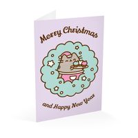 Kot Pusheen Kartka okolicznościowa Świąteczna