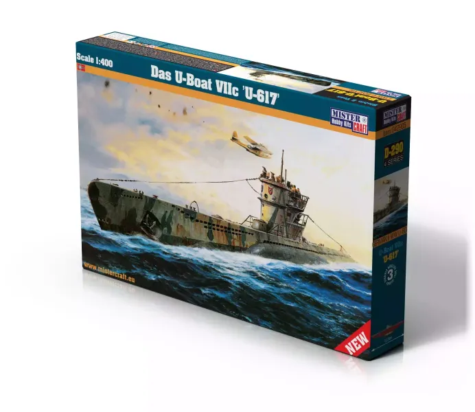 Das U-Boat VIIC U-617, D-290, 1:400 zdjęcie 1