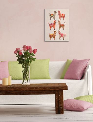 Alpacas - Obraz na płótnie 30x40 cm na Arena.pl